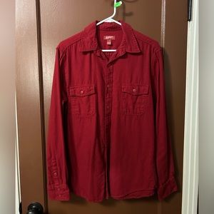 Arizona Jeans Co. Red Button Down Shirt